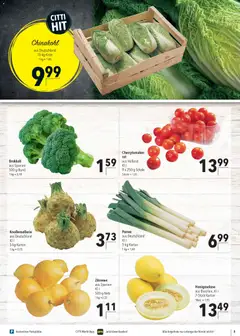 CITTI Markt Aktuelle Angebote für Profis ab 05.11.2025 gültig | Seite: 3 | Produkte: Honigmelone, Brokkoli, Chinakohl, Zitronen