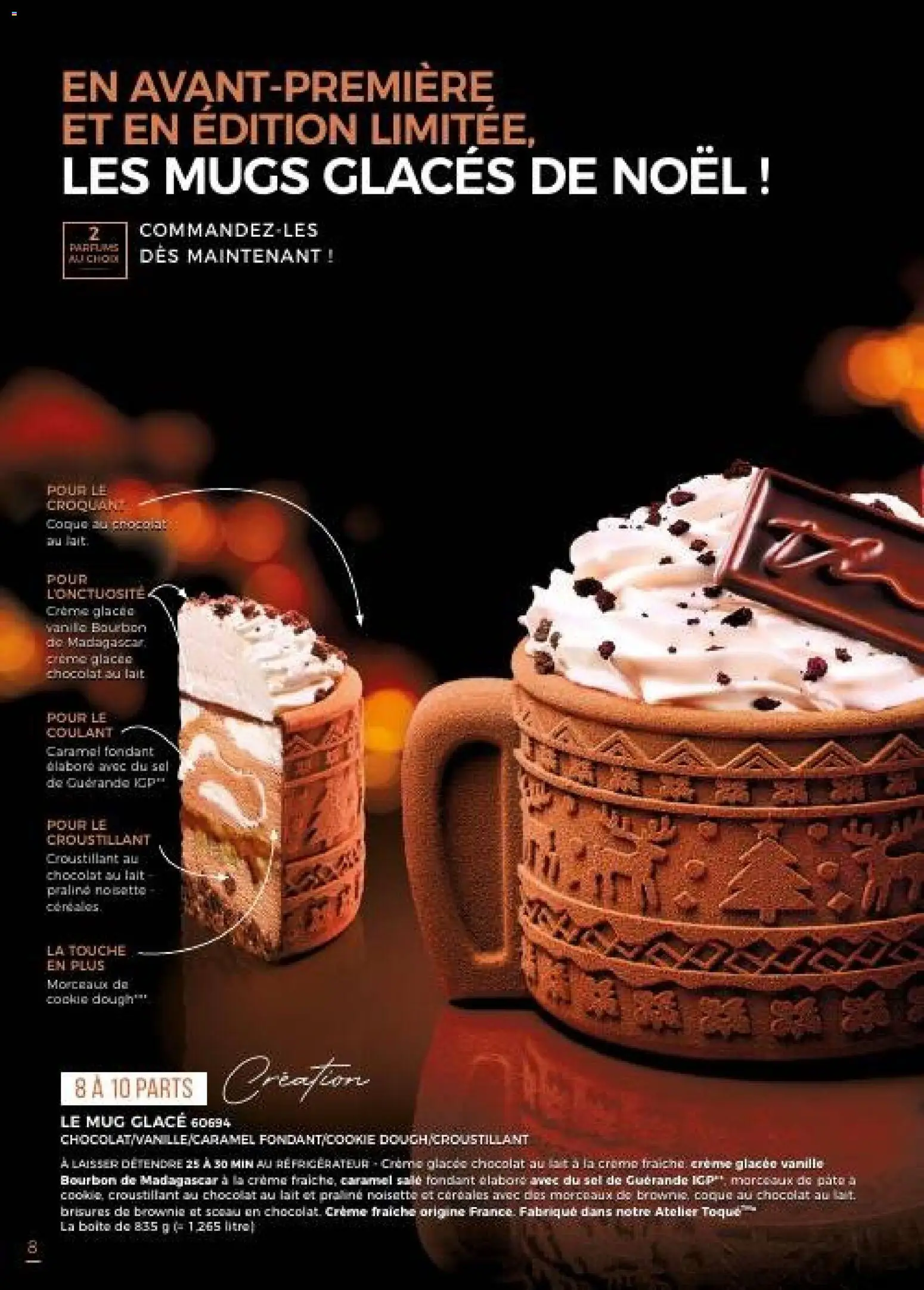 {H1} | Page: 8 | Produits: Noisette, Réfrigérateur, Crème fraiche, Crème