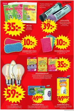 GOLVMOPP REFILL, Swiffer. 10/18-pack. Välj mellan flera olika modelier och storlekar. - Förhandsvisning av reklamblad från butik ICA Maxi aktuell från 13.10.2025 | Sida: 10 | Produkter: Gem, Dammvippa, Golvmopp