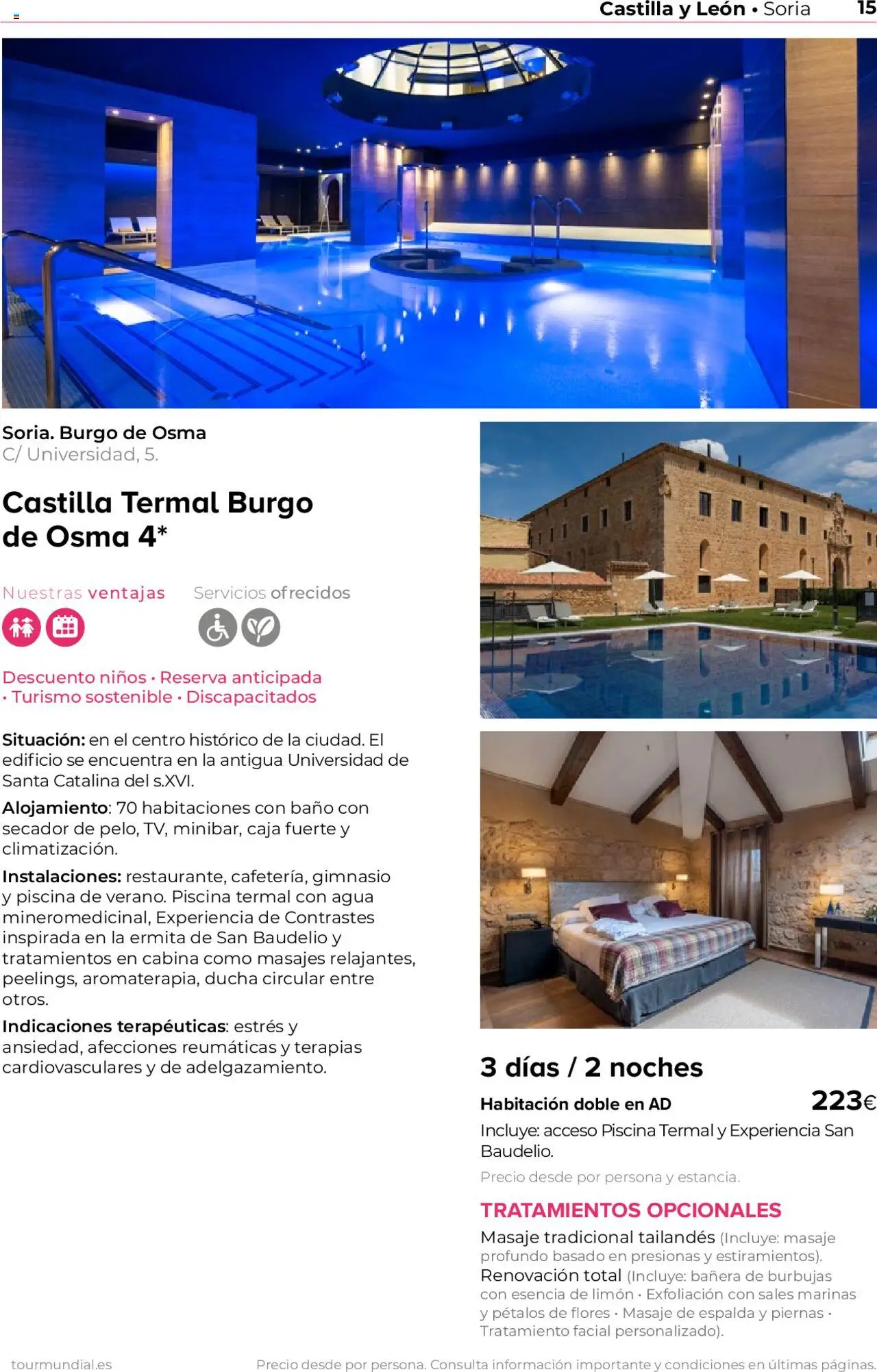 Viajes El Corte Inglés Turismo bienestar │ válido desde el 18.11.2024 | Página: 15 | Productos: Caja, Baño, Ducha