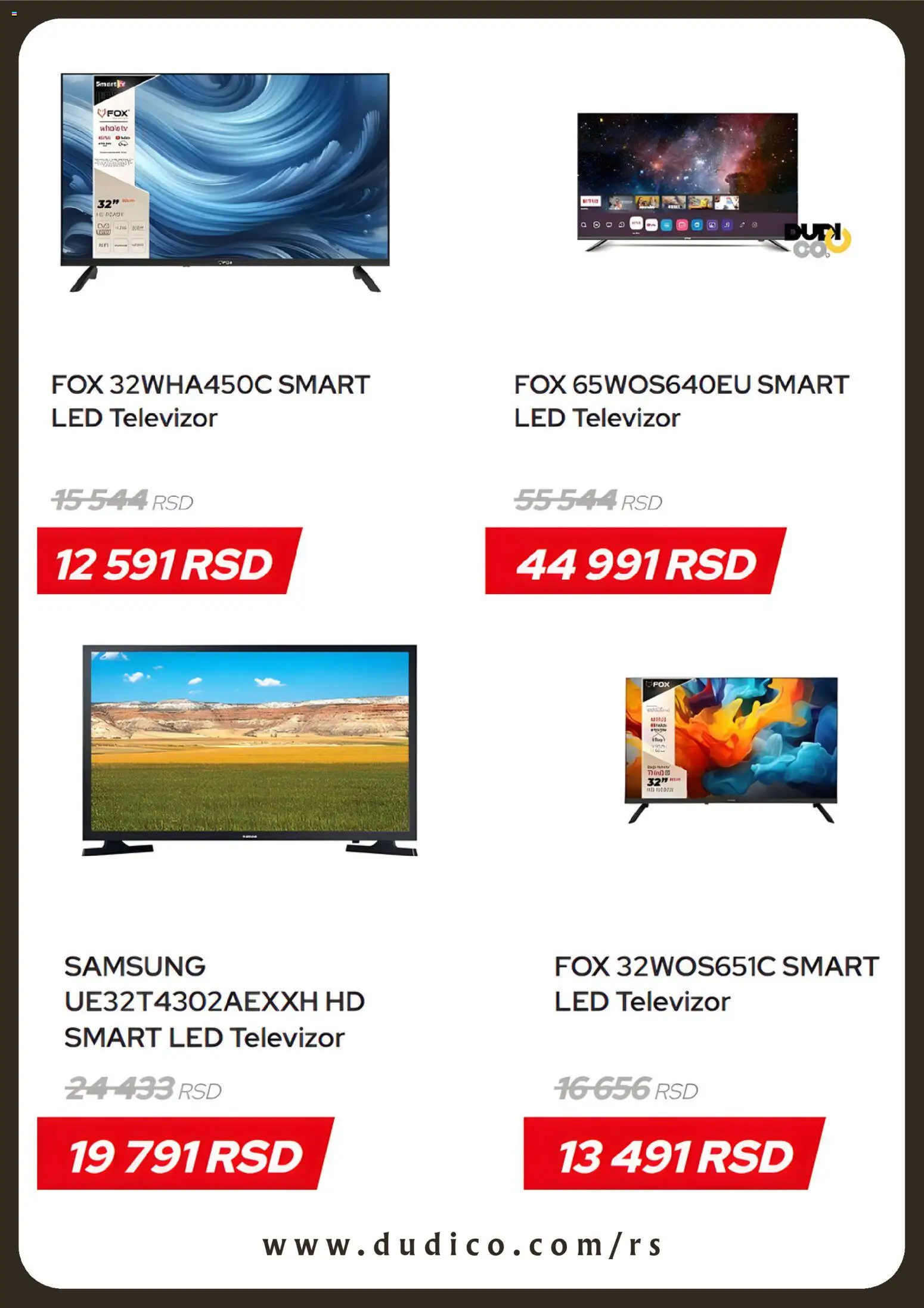 Dudi co. katalog - važi od 06.03.2026 | Strana: 2 | Proizvode: Televizor, LED televizor