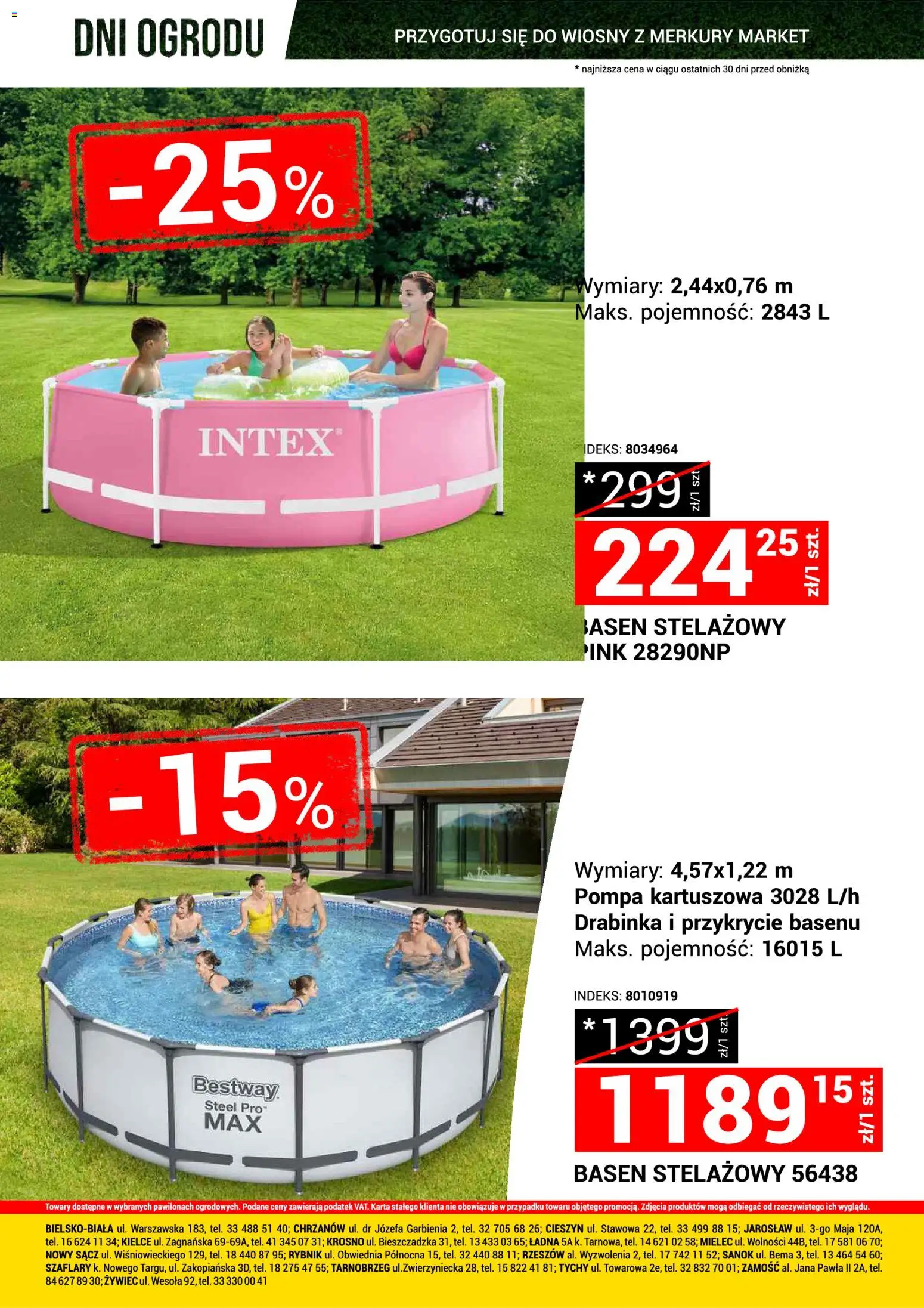 Merkury Market gazetka - Przygotuj się do wiosny od 21.03.2026 | Strona: 18 | Produkty: Karta, Basen