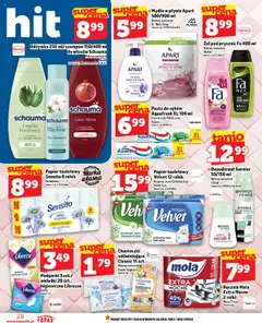 Topaz Gazetka od 31.07.2025 | Strona: 28 | Produkty: Papier toaletowy, Ręczniki papierowe, Podpaski, Prysznic