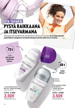 Oriflame-mainoslehti voimassa 08.10.2025 alkaen | Sivu: 16 | Tuotteet: Antiperspirantti