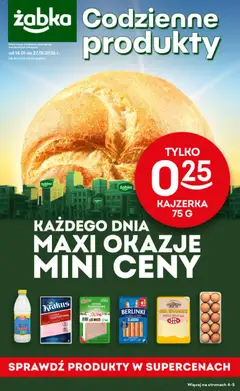 Pogląd oferty "Żabka Gazetka - Codzienne produkty" - ważna od 14.01.2026