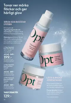 Opt Optimals Even Out Serum, 30 ml. Sample code 48662. - Förhandsvisning av reklamblad från butik Oriflame aktuell från 10.12.2025 | Sida: 112 | Produkter: Serum