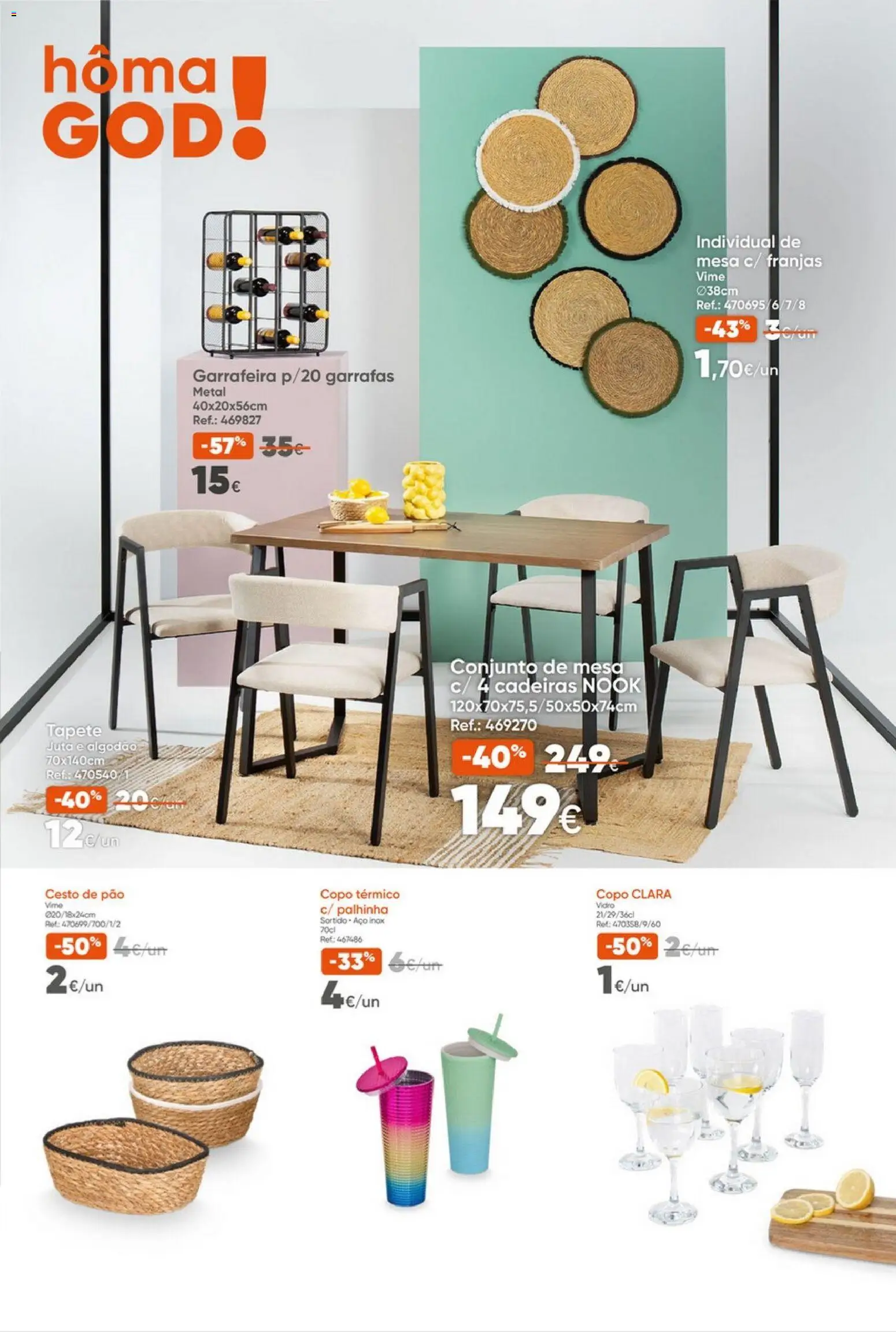 Hôma Catálogo │ válido de 09.01.2026 | Página: 12 | Produtos: Cadeiras, Algodão, Pão, Tapete