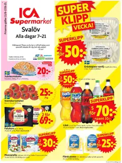 ICA Supermarket - Svalöv - Förhandsvisning av reklamblad från butik ICA Supermarket aktuell från 11.08.2025