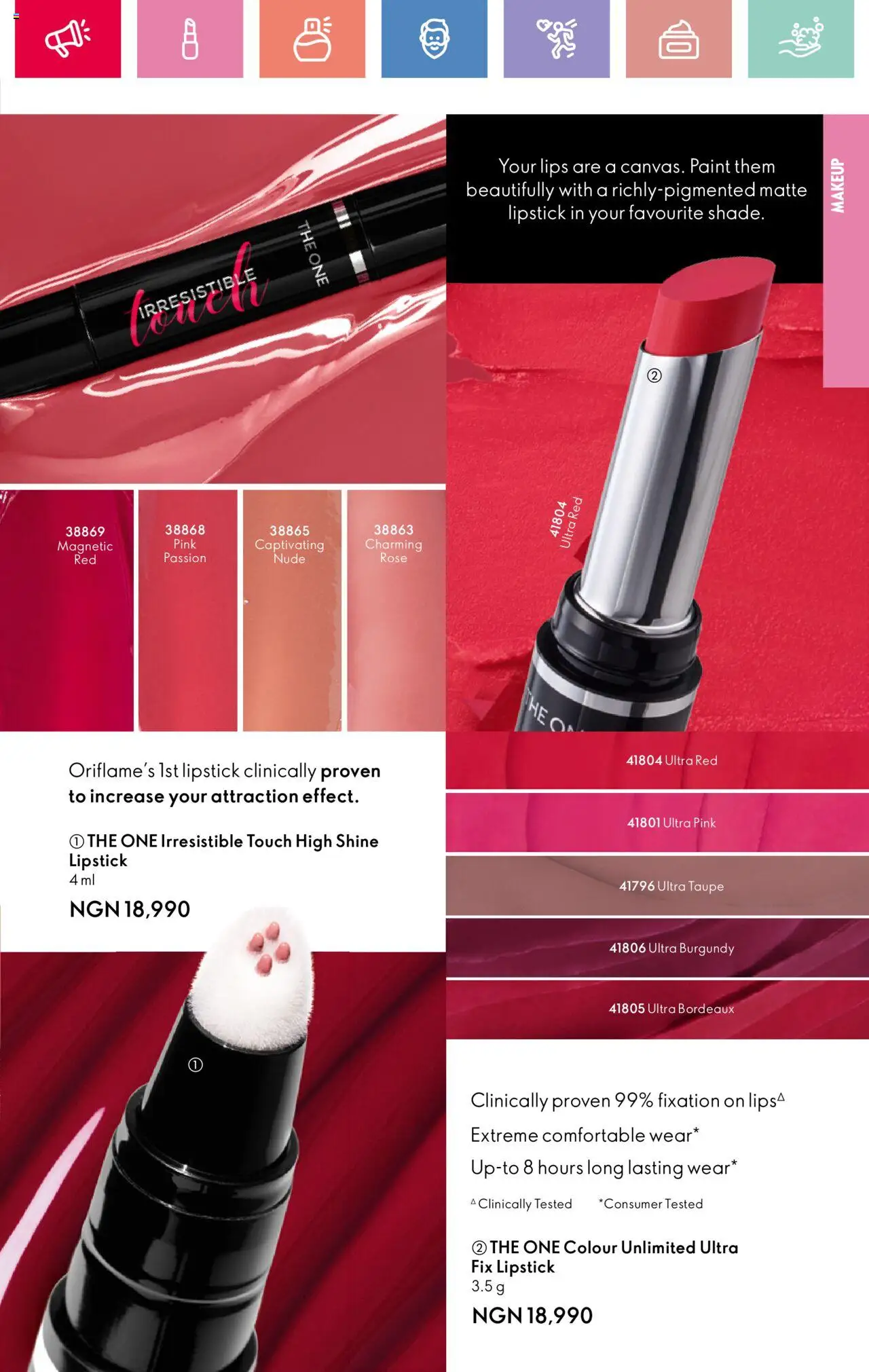 Oriflame -Catalogue valid from 01.04.2025 | Page: 71 | Products: Lipstick