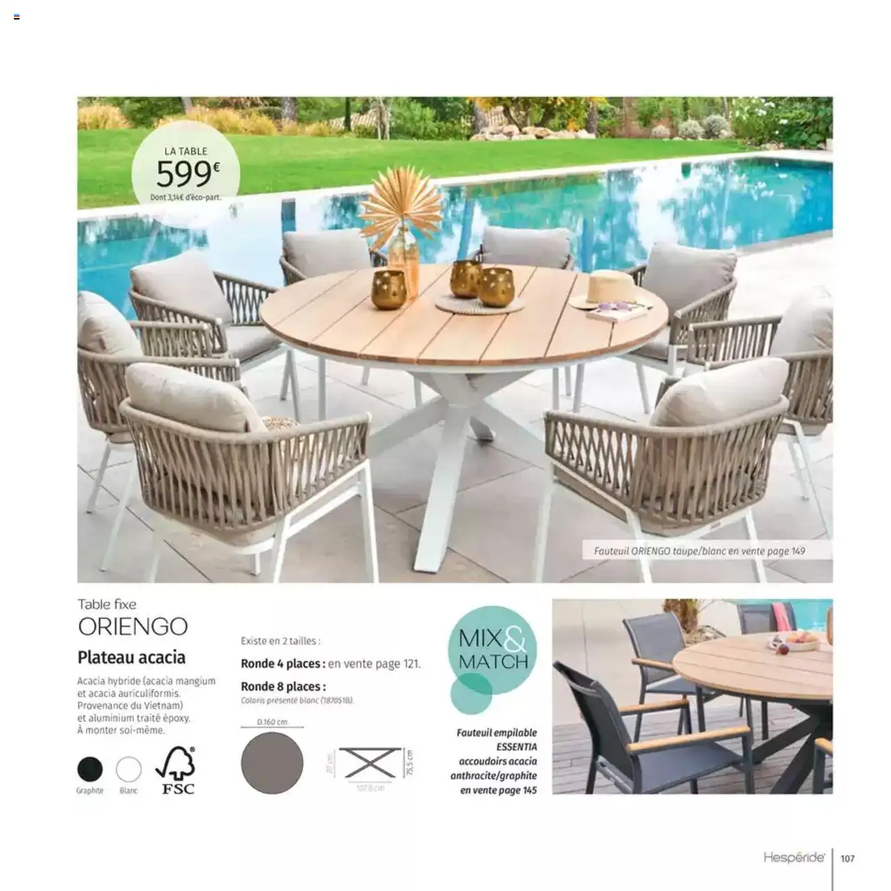 | Page: 107 | Produits: Plateau, Fauteuil, Table