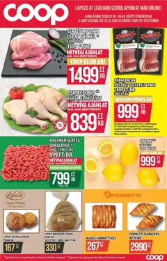 COOP Szolnok akciós újság Monorierdő - amely érvényes a következő dátumtól: 30.03.2026