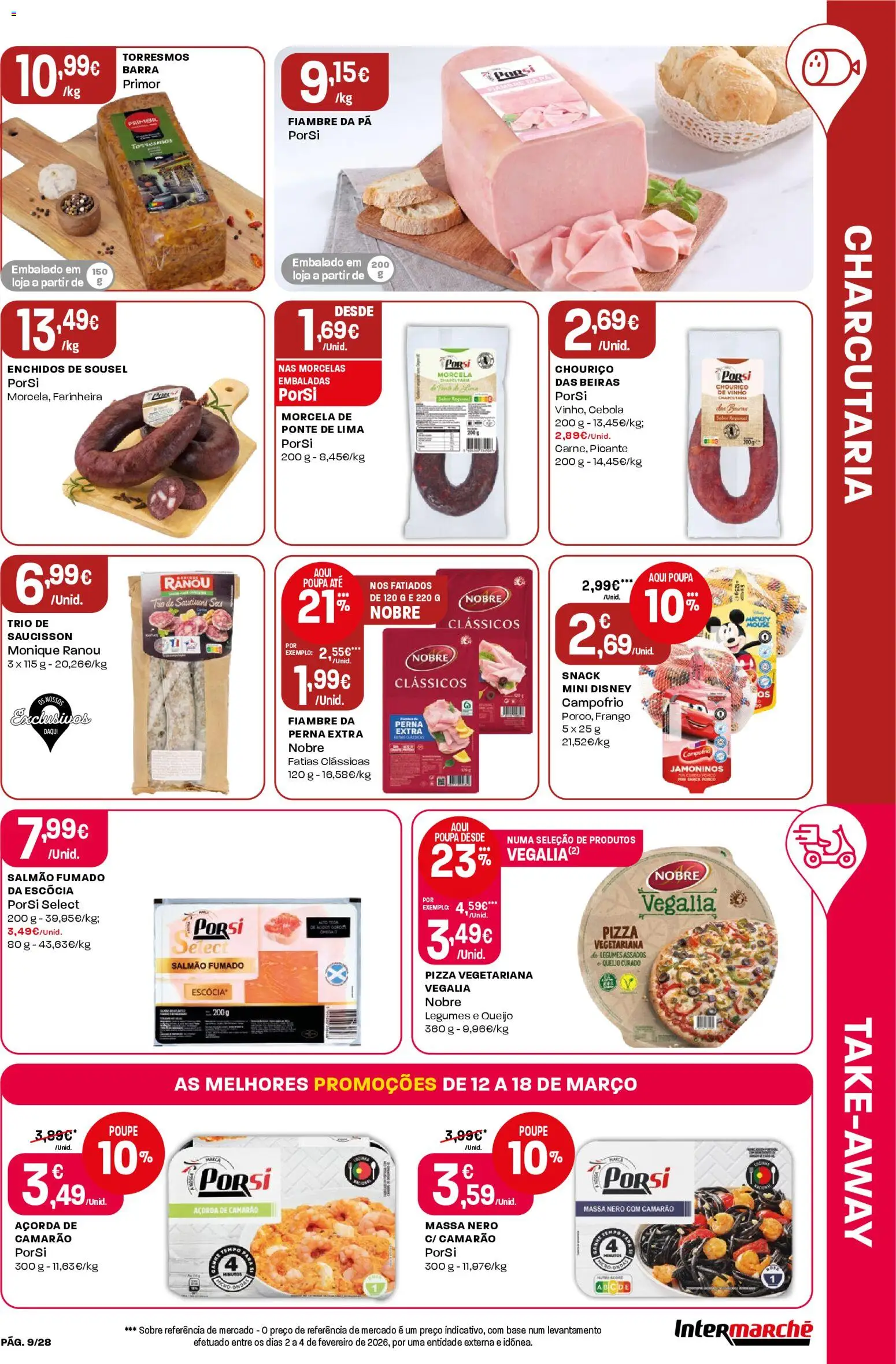 Intermarché Folheto Contact │ válido de 12.03.2026 | Página: 9 | Produtos: Frango, Primer, Queijo, Pá
