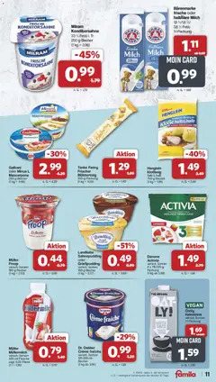 Famila Nordwest - Markt - Angebote ab 14.12.2025 gültig | Seite: 11 | Produkte: Activia, Pudding, Creme, Müllermilch