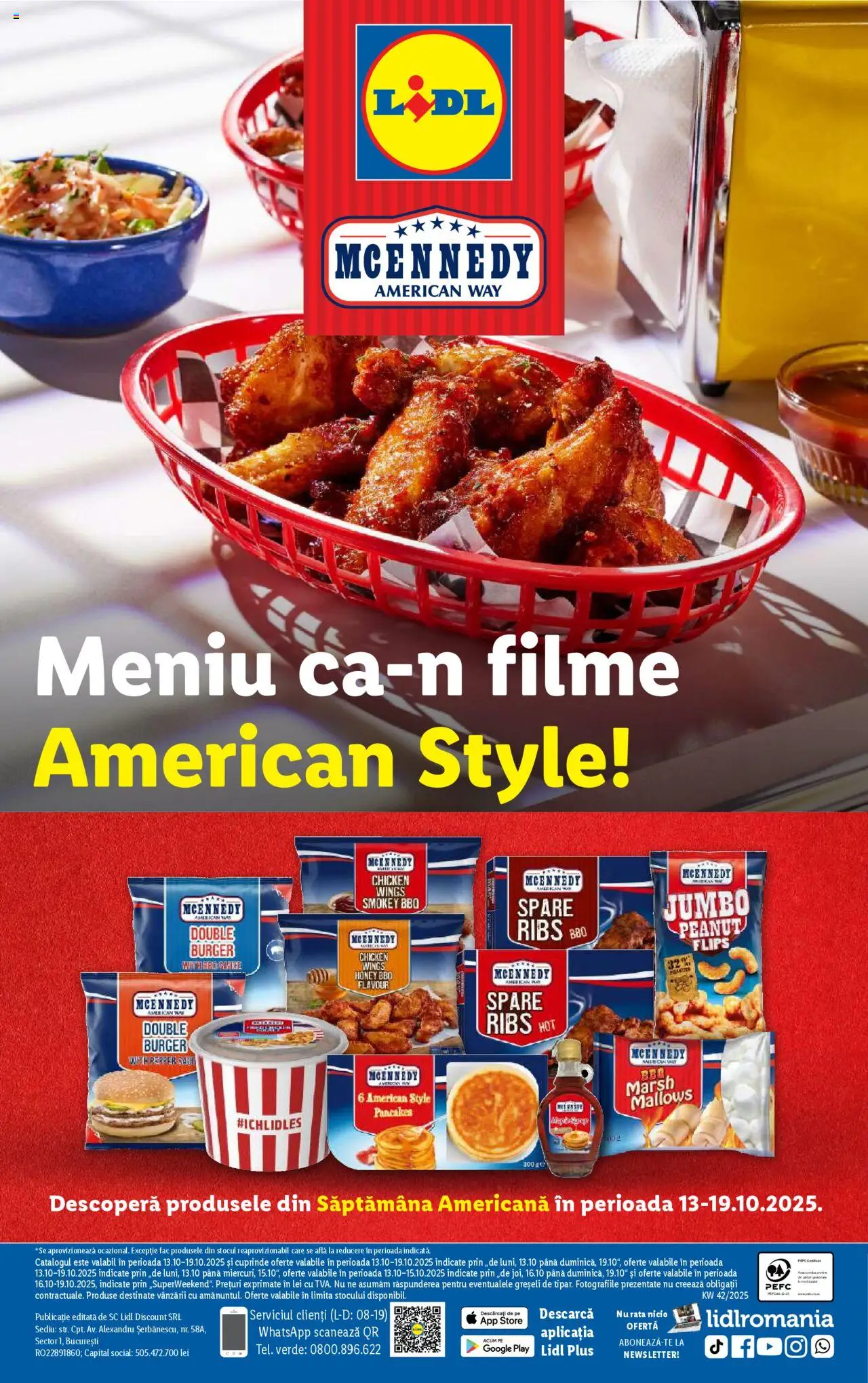 Noul catalog Lidl – valabil de la 13.10.2025 | Pagină: 20 | Produse: Delgeç, Burger