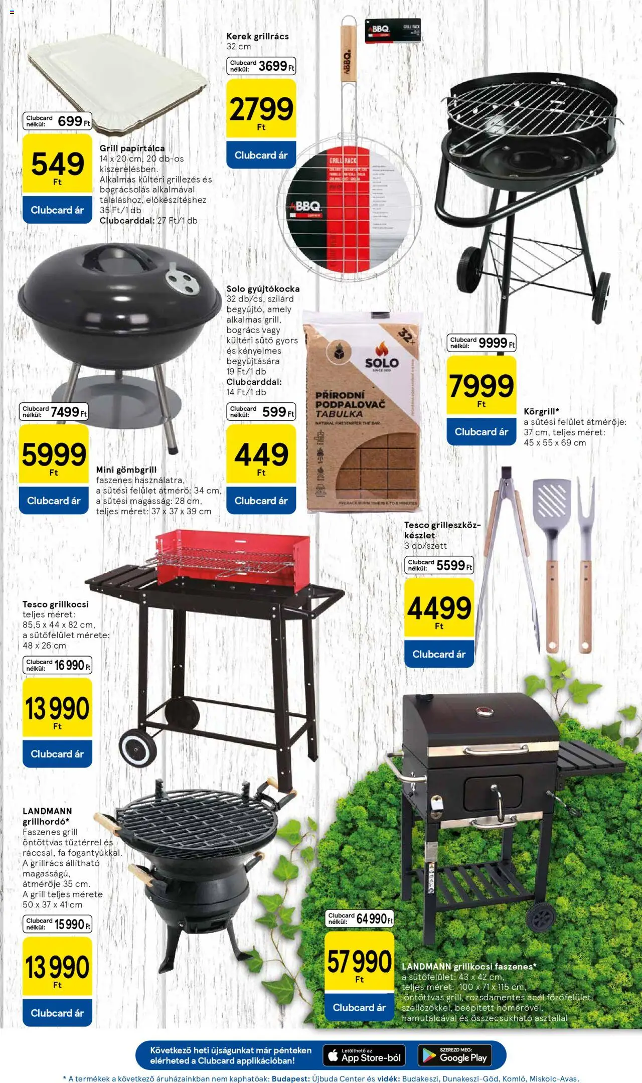 Tesco akciós ujság - amely érvényes a következő dátumtól: 29.05.2025 | Oldal: 13 | Termékek: Sütő, Grill, Bogrács, Grillkocsi