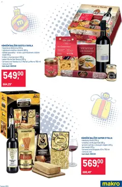Náhled letáku Makro leták - Vánoční balíčky od 22.10.2025 | Strana: 3 | Produkty: Krém, Tyčinky, Merlot, Krekry