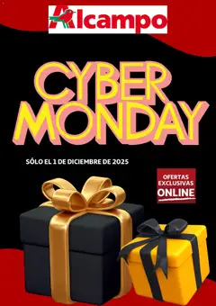 Vista previa Alcampo Cyber Monday válido desde el 01.12.2025
