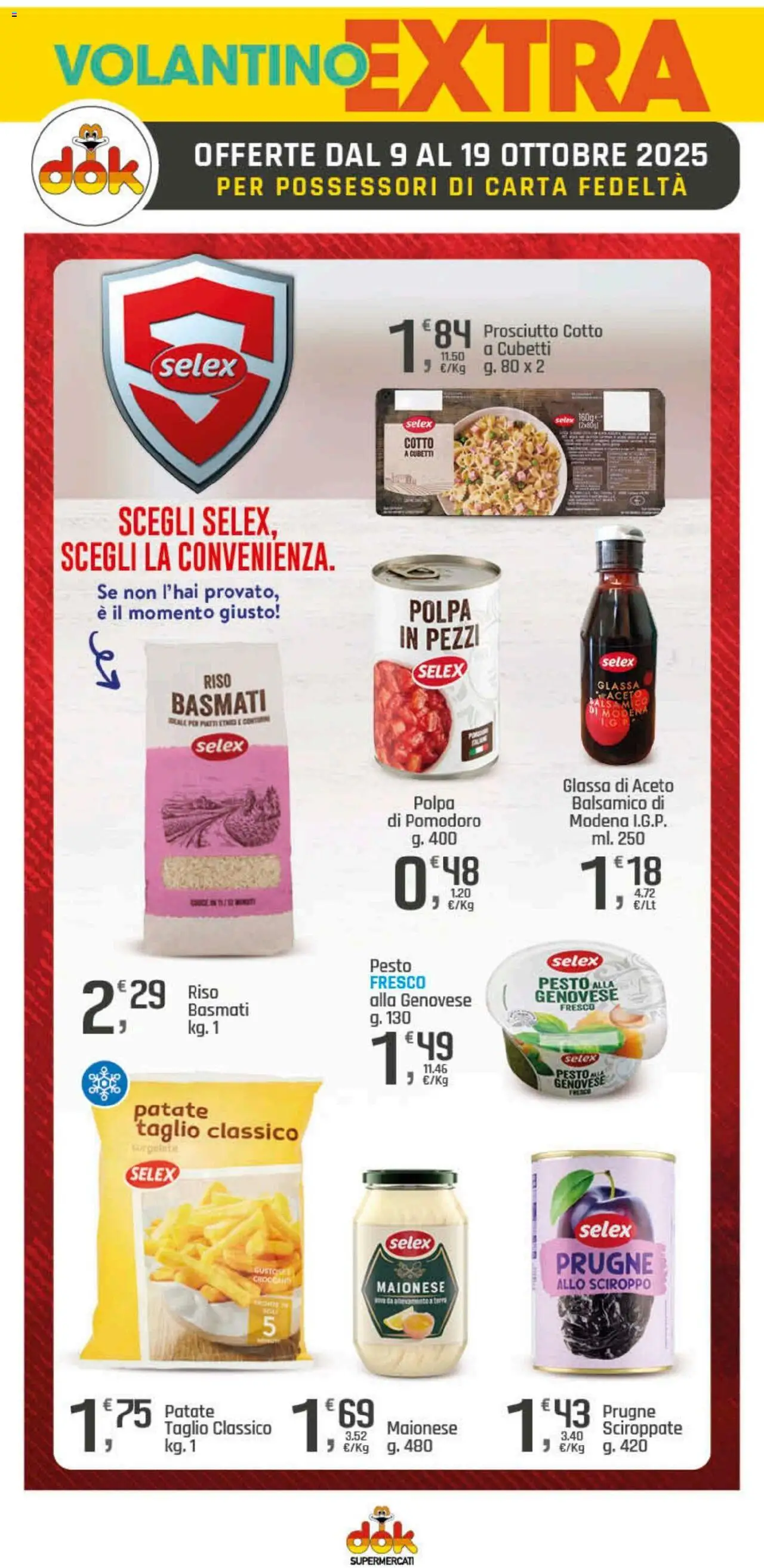 Volantino DOK del 09.10.2025 | Pagina: 17 | Prodotti: Riso, Polpo, Maionese, Pomodoro