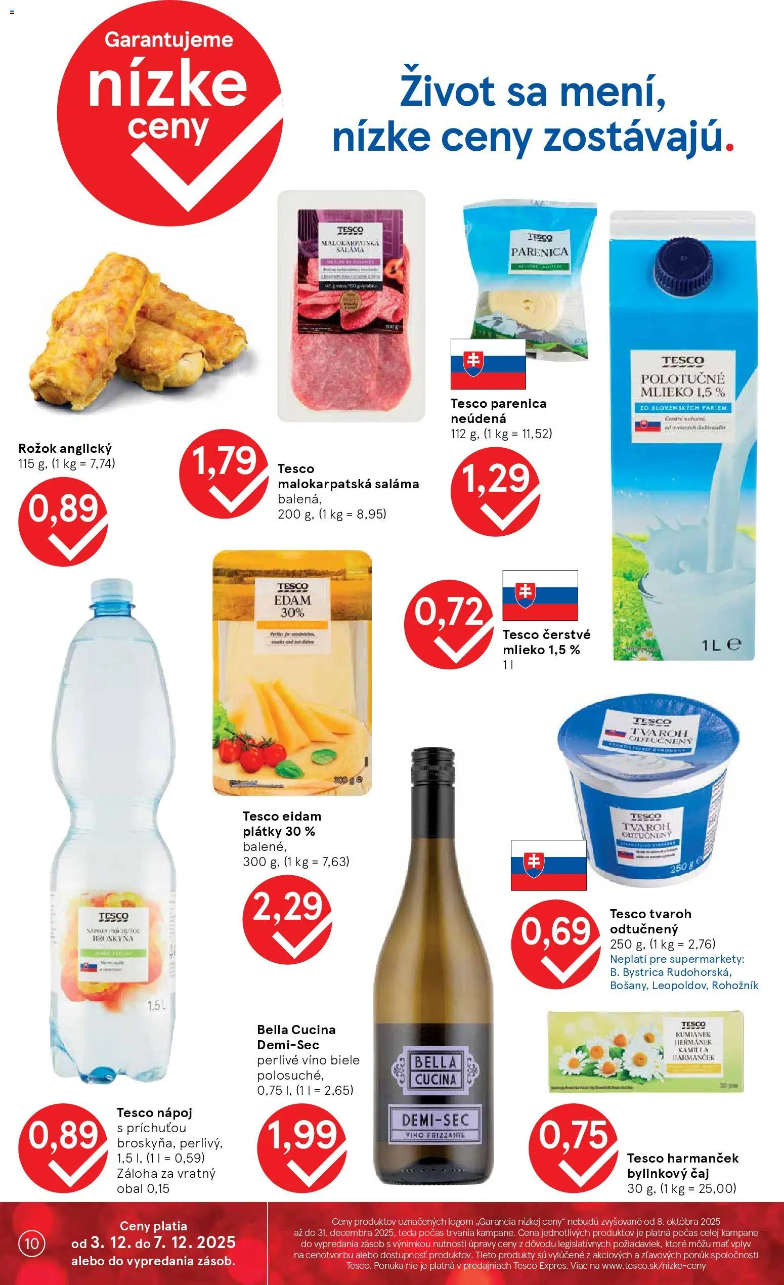 Nové Tesco akcie – leták je platný od 03.12.2025 | Strana: 10