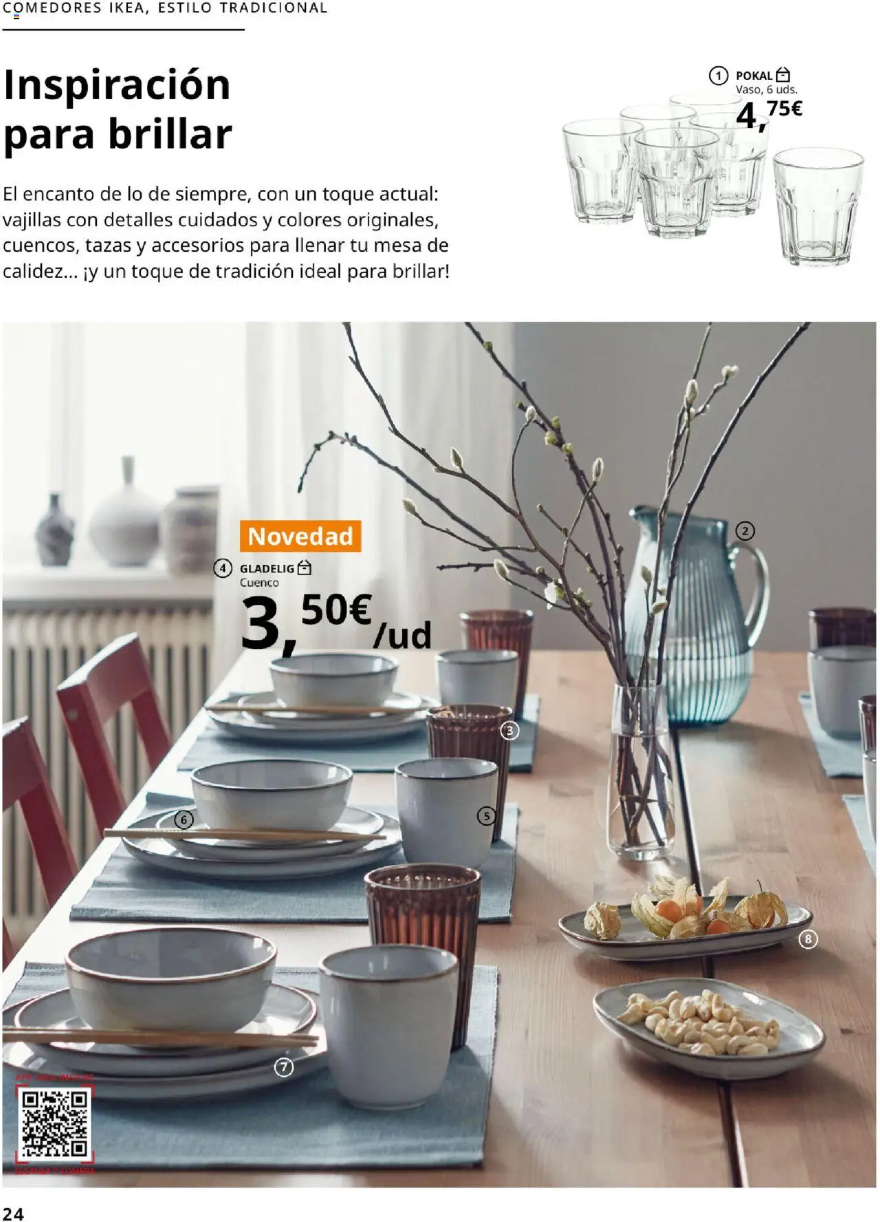 Catálogo IKEA Accesorios y decoración │ válido desde el 25.09.2025 | Página: 24 | Productos: Mesa