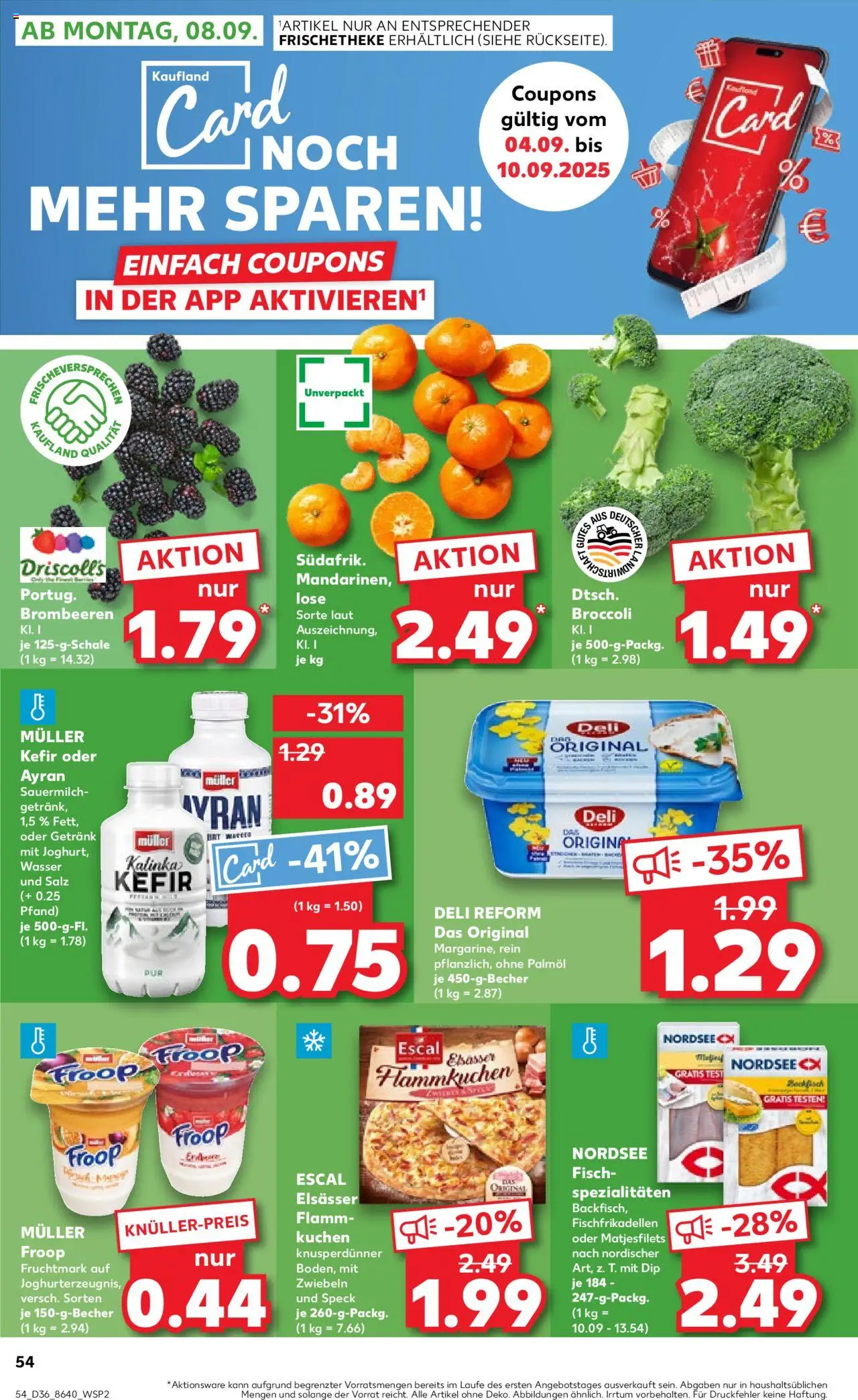 Kaufland prospekt Bremen	 - gültig ab dem 04.09.2025 | Seite: 54 | Produkte: Froop, Salz, Kuchen, Deli reform