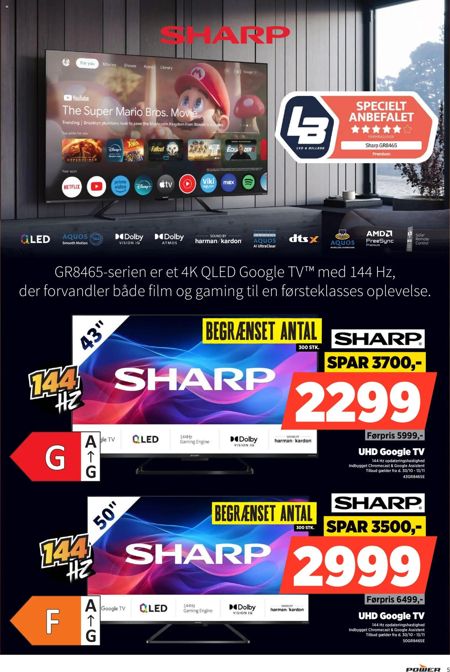 Power tilbudsavis – gyldig fra 24.10.2025 | Side: 5 | Produkter: TV, Lyd, Video