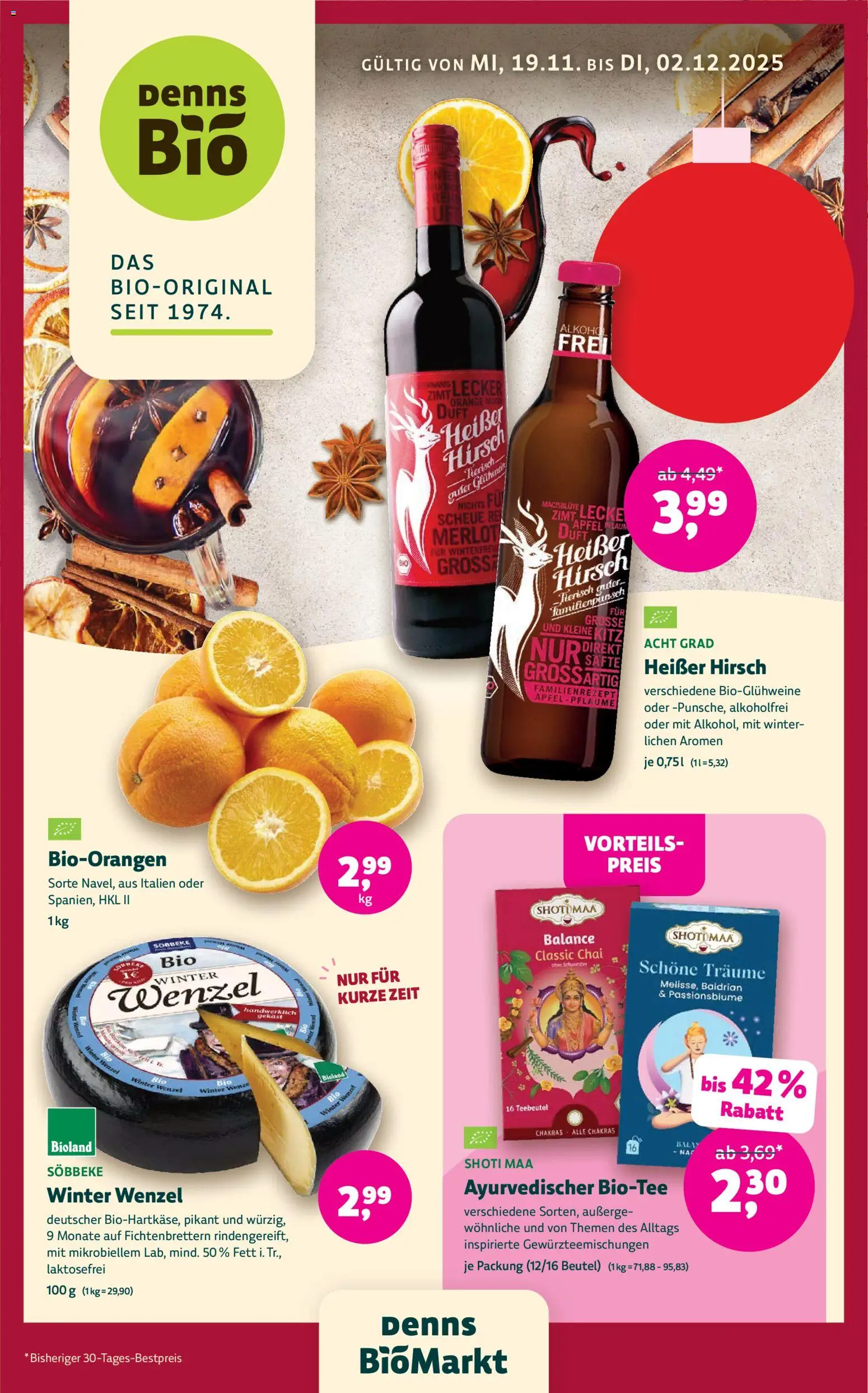 Denns BioMarkt Angebote gültig ab 19.11.2025 | Seite: 1 | Produkte: Äpfel