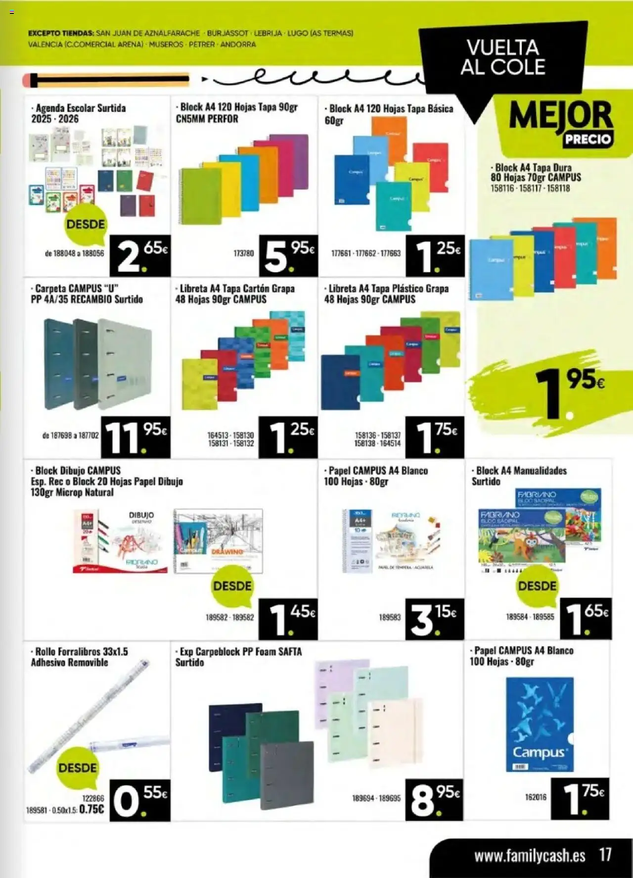 Family Cash folleto │ válido desde el 08.09.2025 | Página: 16