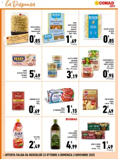 Anteprima del volantino PASTA SENZA GLUTINE DE CECCO, spaghetti/tortiglioni/penne rigate - 400 g valido a partire dal 22.10.2025 | Pagina: 10