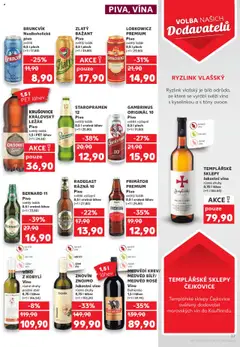 Náhled letáku ZLATÝ BAŽANT, Pivo světlý ležák, 0,5 I plech od 22.10.2025 | Strana: 37