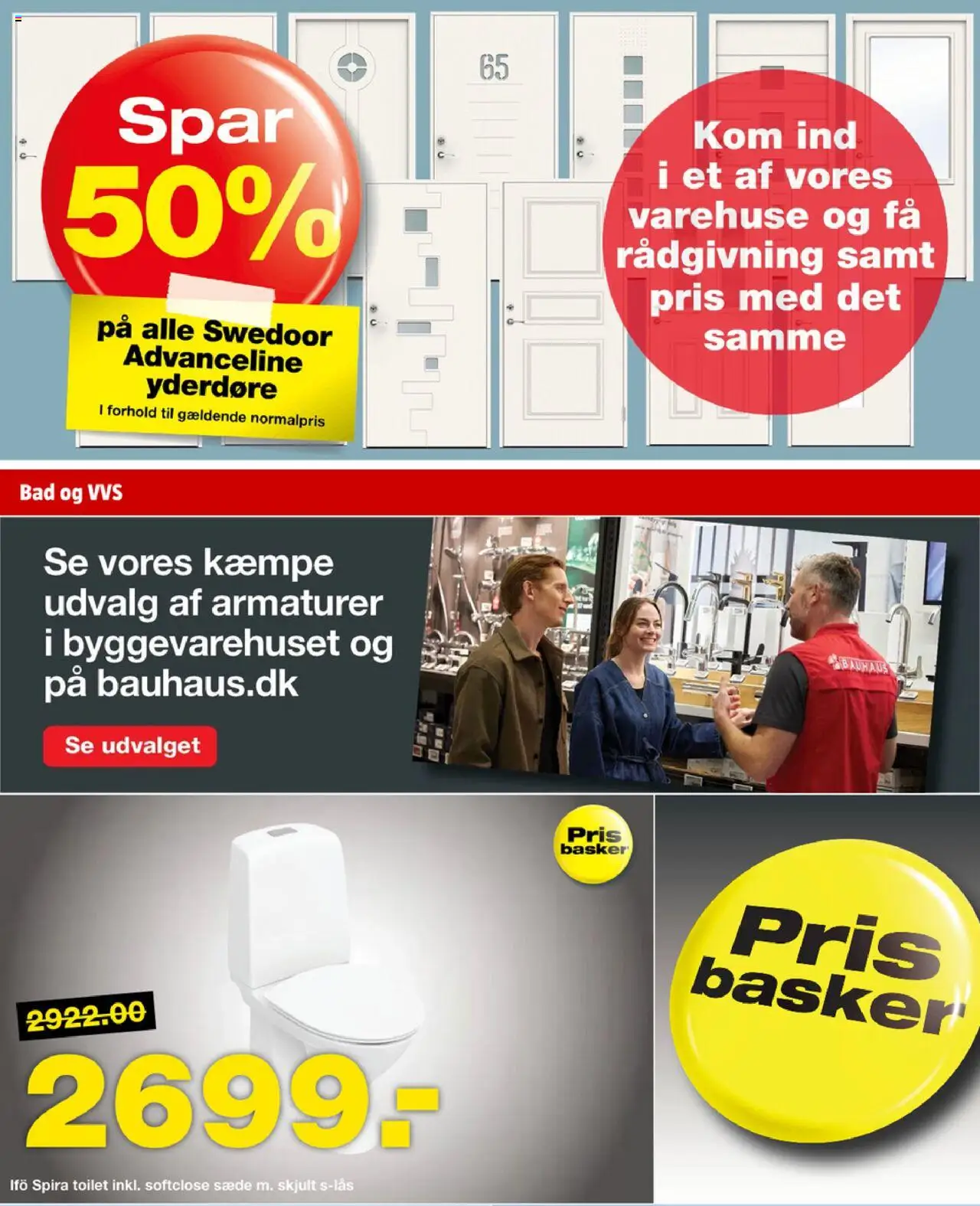 Bauhaus tilbudsavis – gyldig fra 20.10.2025 | Side: 8 | Produkter: Toilet, Bad