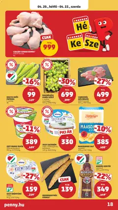 KORPÁS KENYÉR szeletelt, 500 g, 698 Ft/kg - amely érvényes a következő dátumtól: 16.04.2026 | Oldal: 22