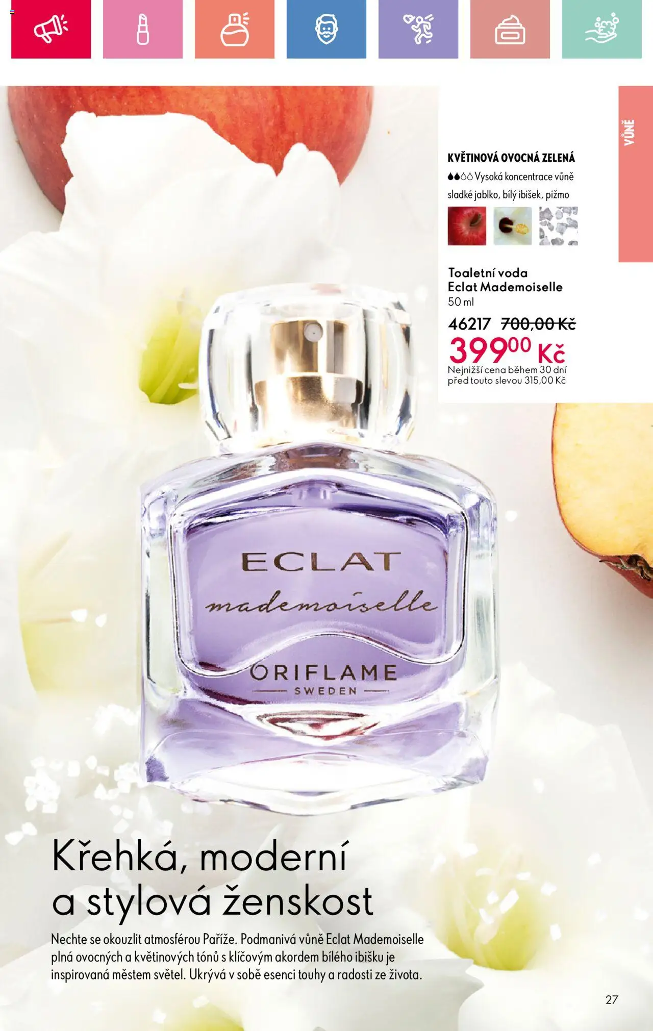 Oriflame katalog č.08/2025 od 25.05.2025 | Strana: 27 | Produkty: Voda, Toaletní voda