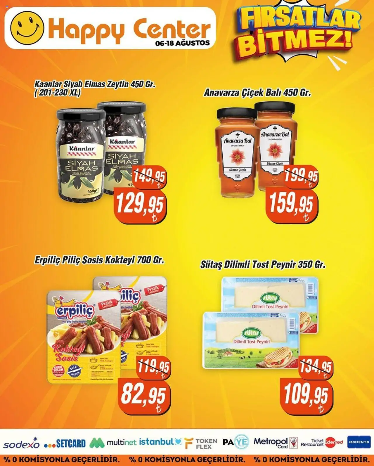 Happy Center Katalog - 06.08.2025 tarihinden itibaren geçerlidir | Sayfa: 31 | Ürünler: Peynir, Sosis, Piliç, Zeytin
