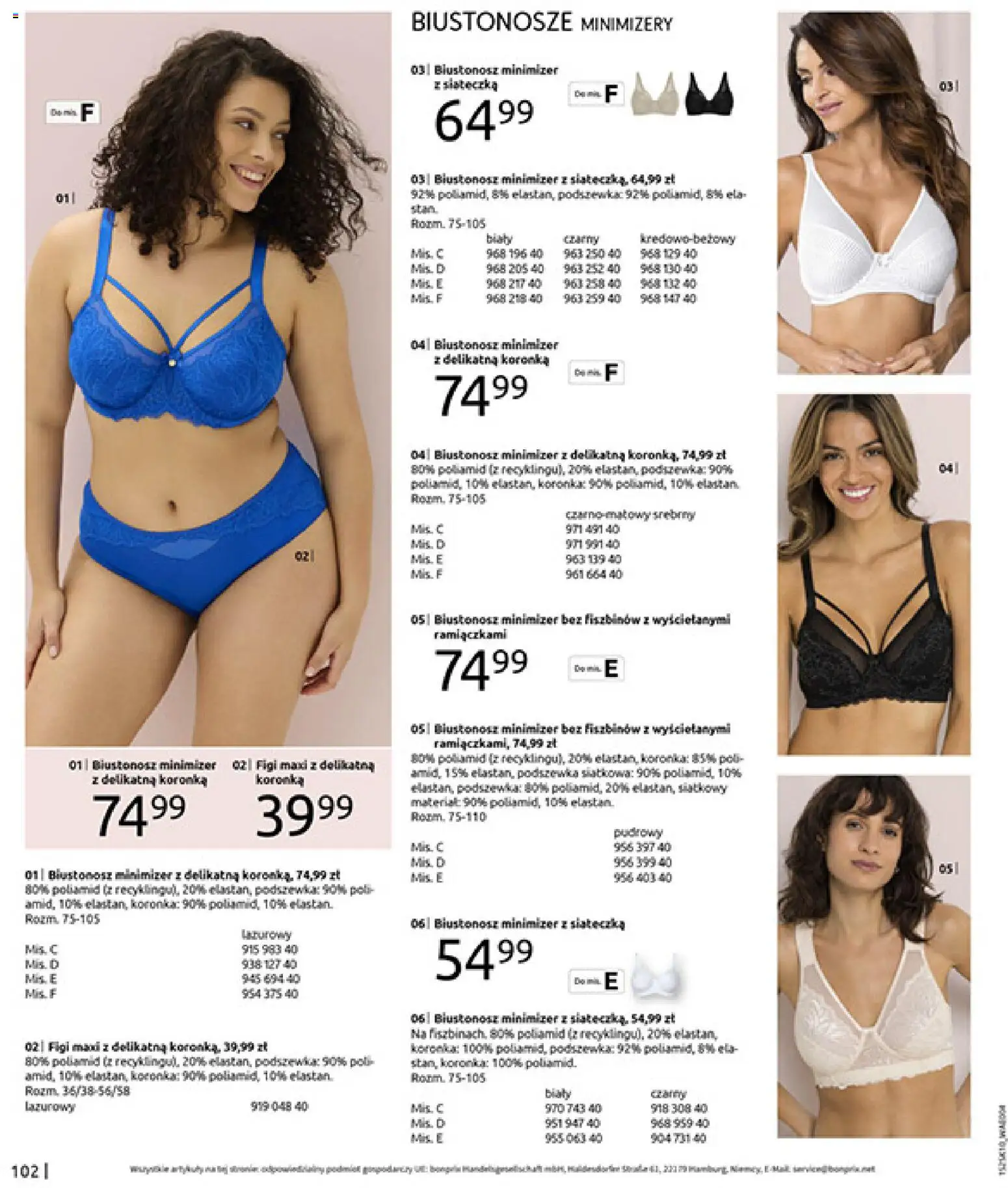 BonPrix Katalog - W Jesiennym Nastroju od 04.11.2025 | Strona: 104 | Produkty: Biustonosz