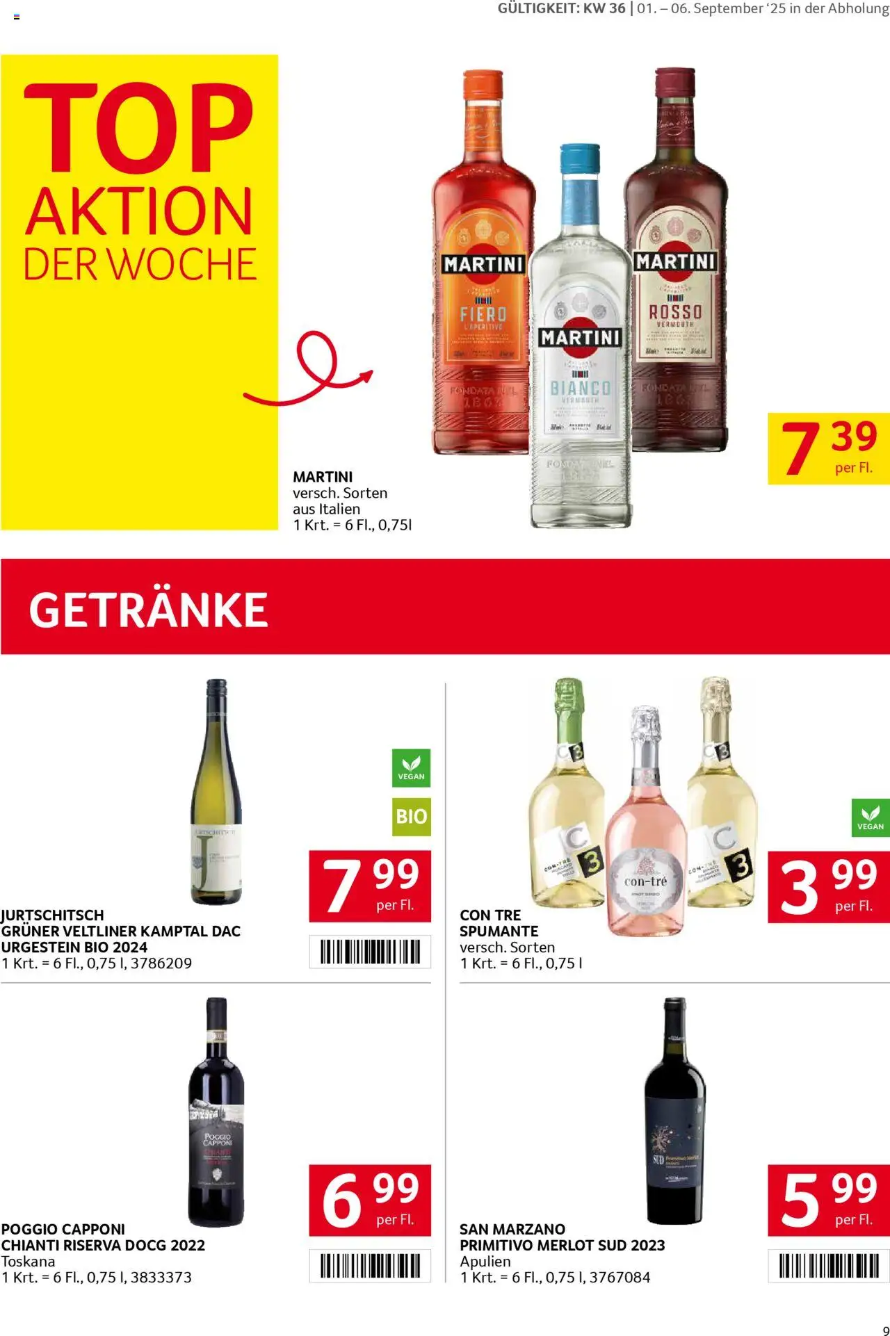 Transgourmet Flugblatt gültig ab 31.08.2025 | Seite: 9