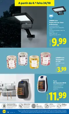 Pré-visualização Lidl Novidades válido de 20.10.2025 | Página: 18 | Produtos: Aquecedor, Projetor