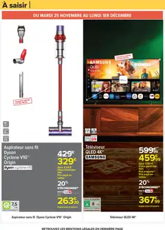 Carrefour - Prévisualisation de Carrefour Un noël pour tous les goûts, Black Friday valide à partir de 25.11.2025 | Page: 2 | Produits: Vidéo, Aspirateur, Televiseur, Batterie