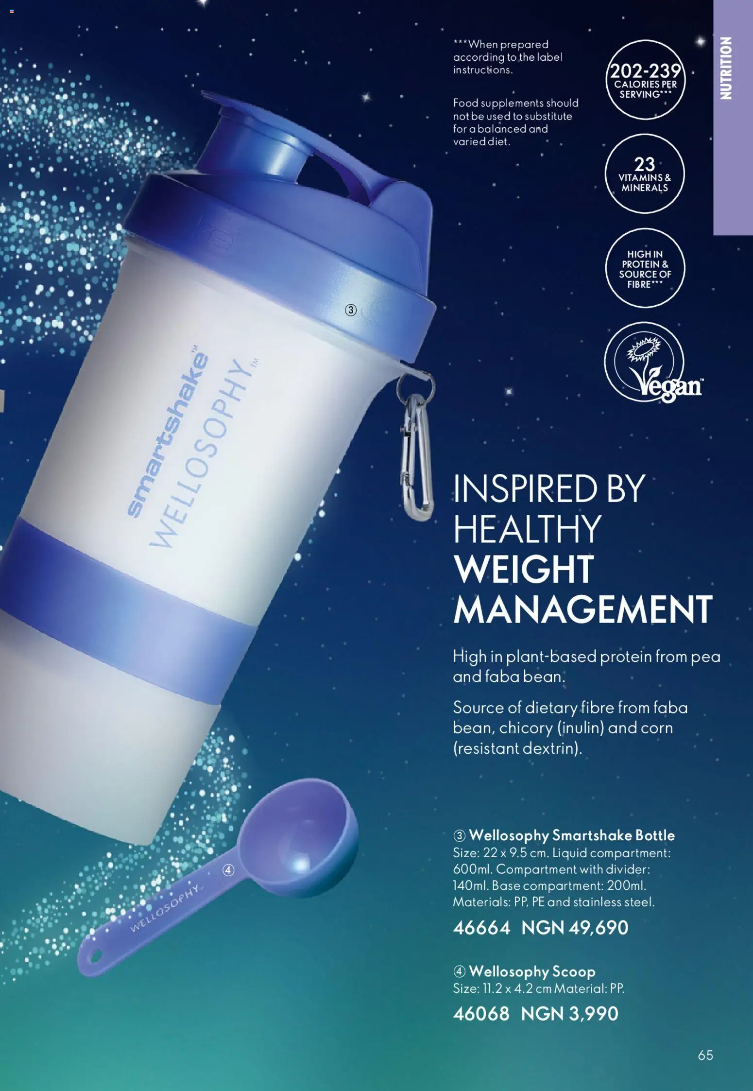 Oriflame - Catalogue 12/2025 valid from 01.12.2025 | Page: 65 | Products: Spajalice, Weight, Pea