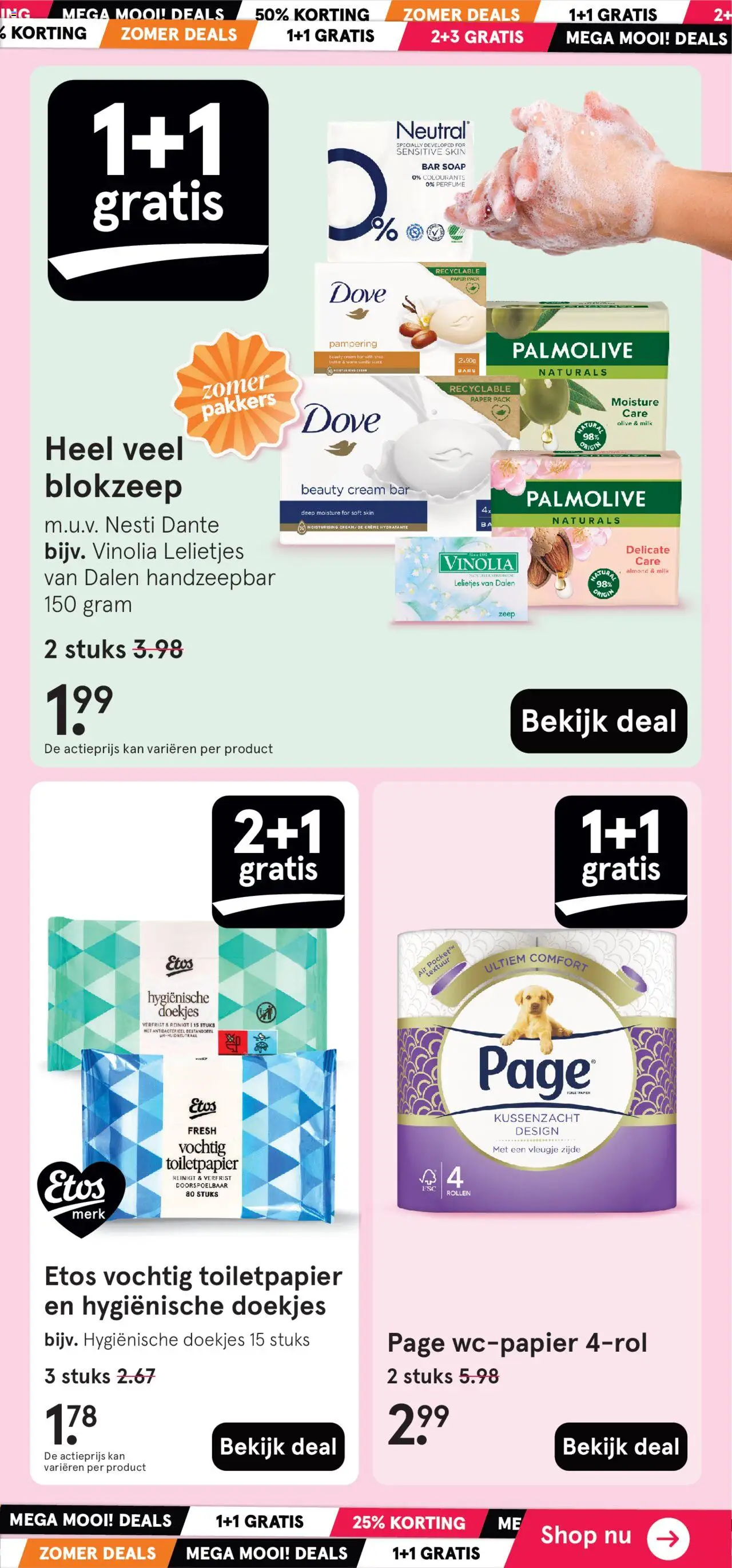  | Pagina: 35 | Producten: Ostyalap, Toilet, Toiletpapier, Crème