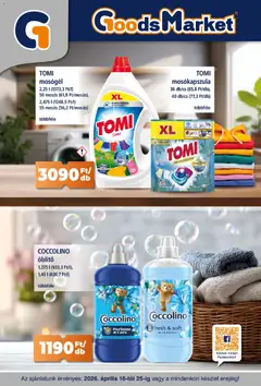 Goods Market akciós újság - amely érvényes a következő dátumtól: 16.04.2026