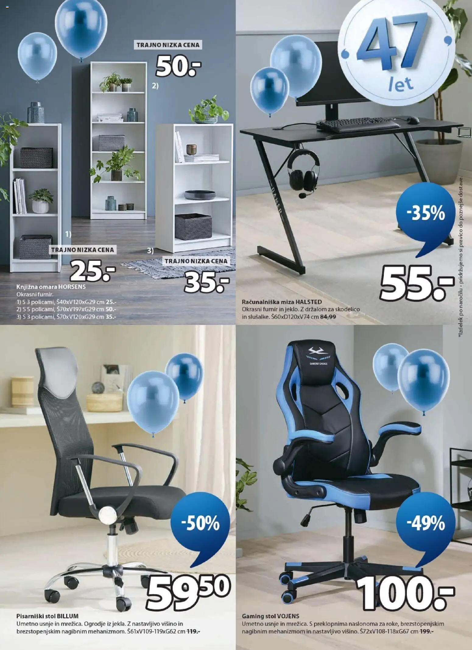 Novi JYSK katalog ponudbe – veljaven od 22.04.2026 | Stran: 11 | Izdelki: Furnir, Omara, Miza, Stol