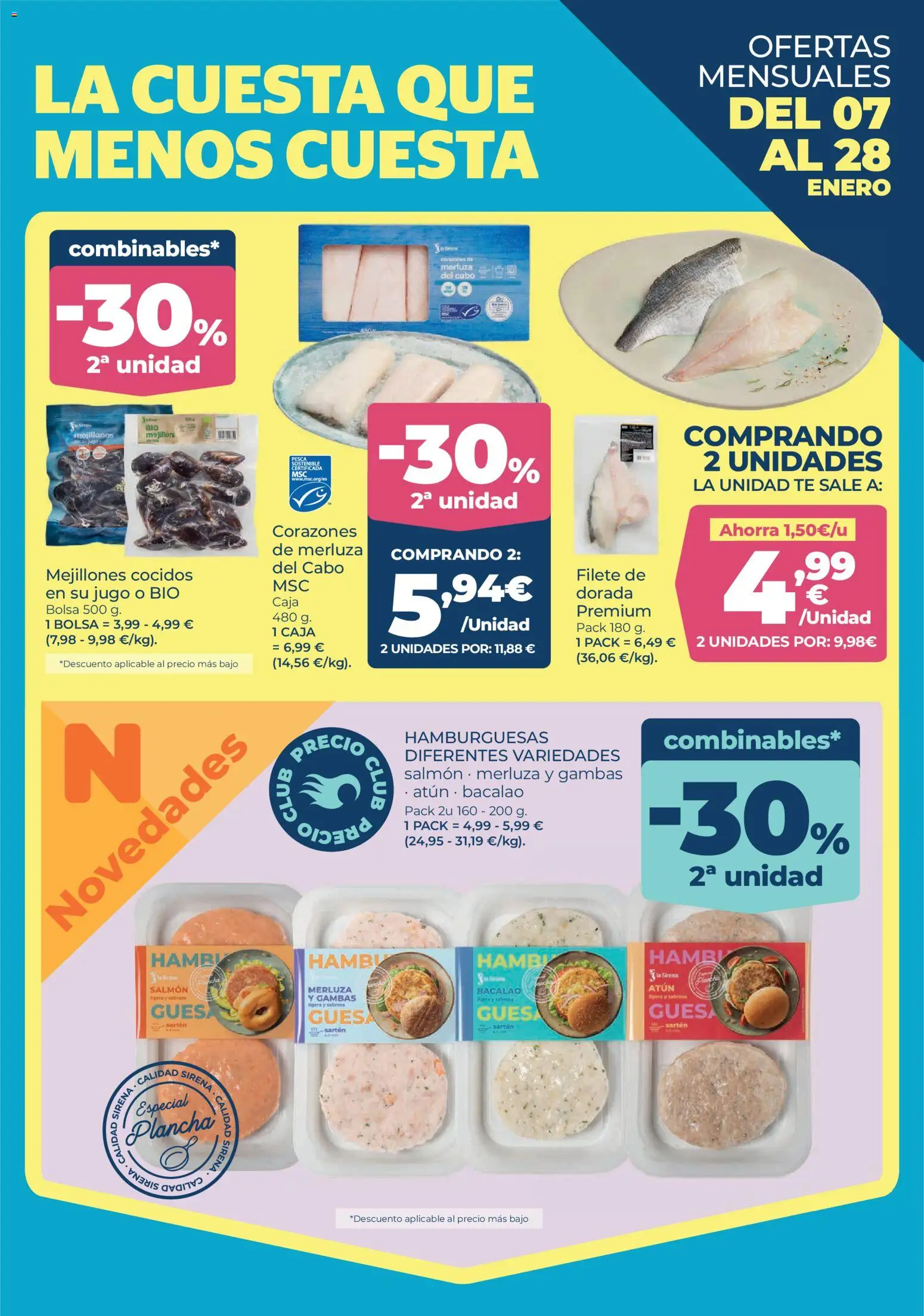 La Sirena folleto │ válido desde el 07.01.2026 | Página: 7 | Productos: Té, Bolsa, Plancha, Caja