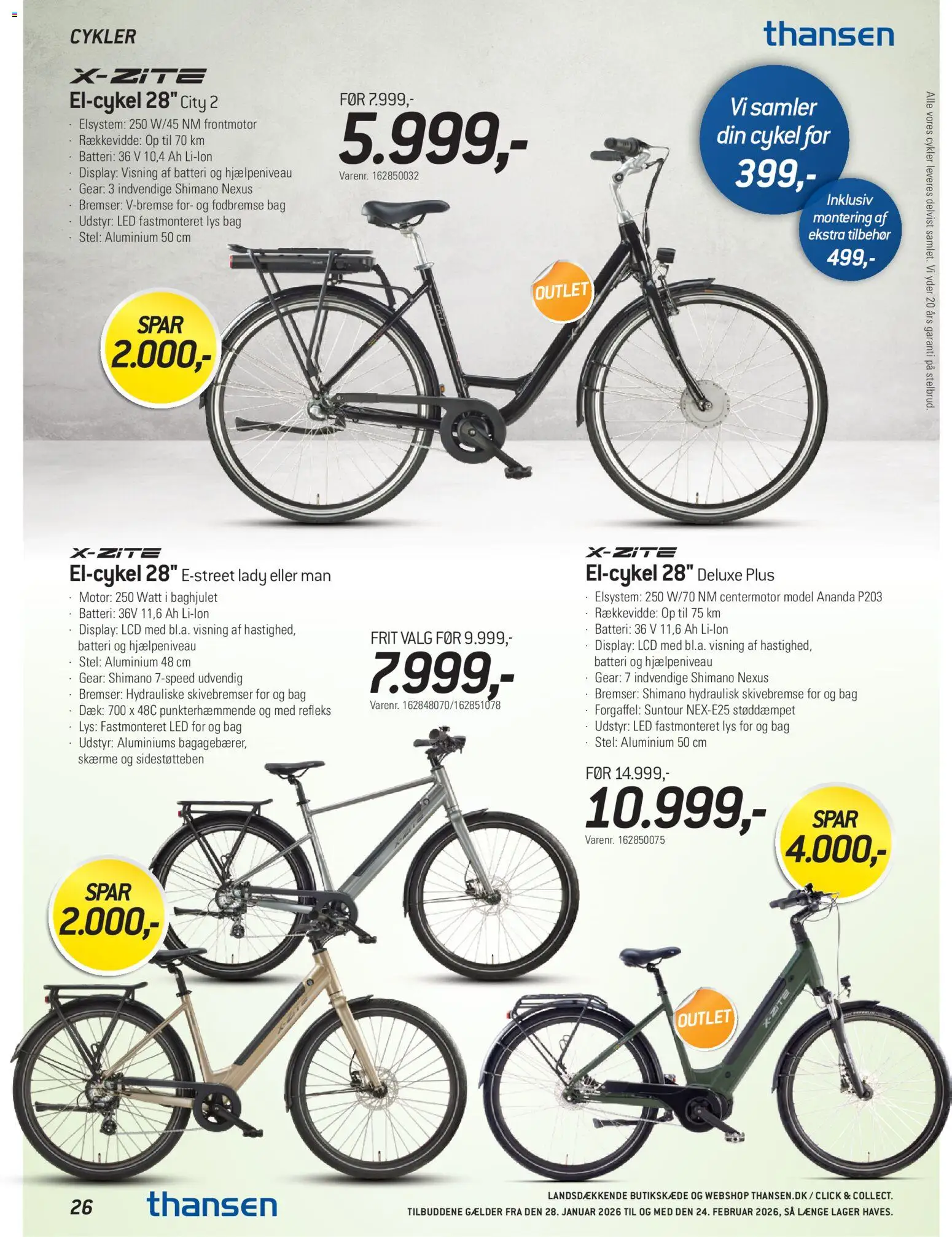 Thansen tilbudsavis – gyldig fra 28.01.2026 | Side: 26 | Produkter: Skærme, Batteri