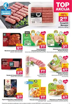 Mercator katalog akcije – veljaven od 26.02.2026 | Stran: 5 | Izdelki: Čevapčiči, Kos, Grill