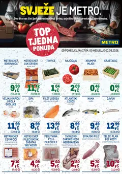 Metro - METRO HR - Top tjedna ponuda - Pregled kataloga iz trgovine Metro, vrijedi od 27.04.2026