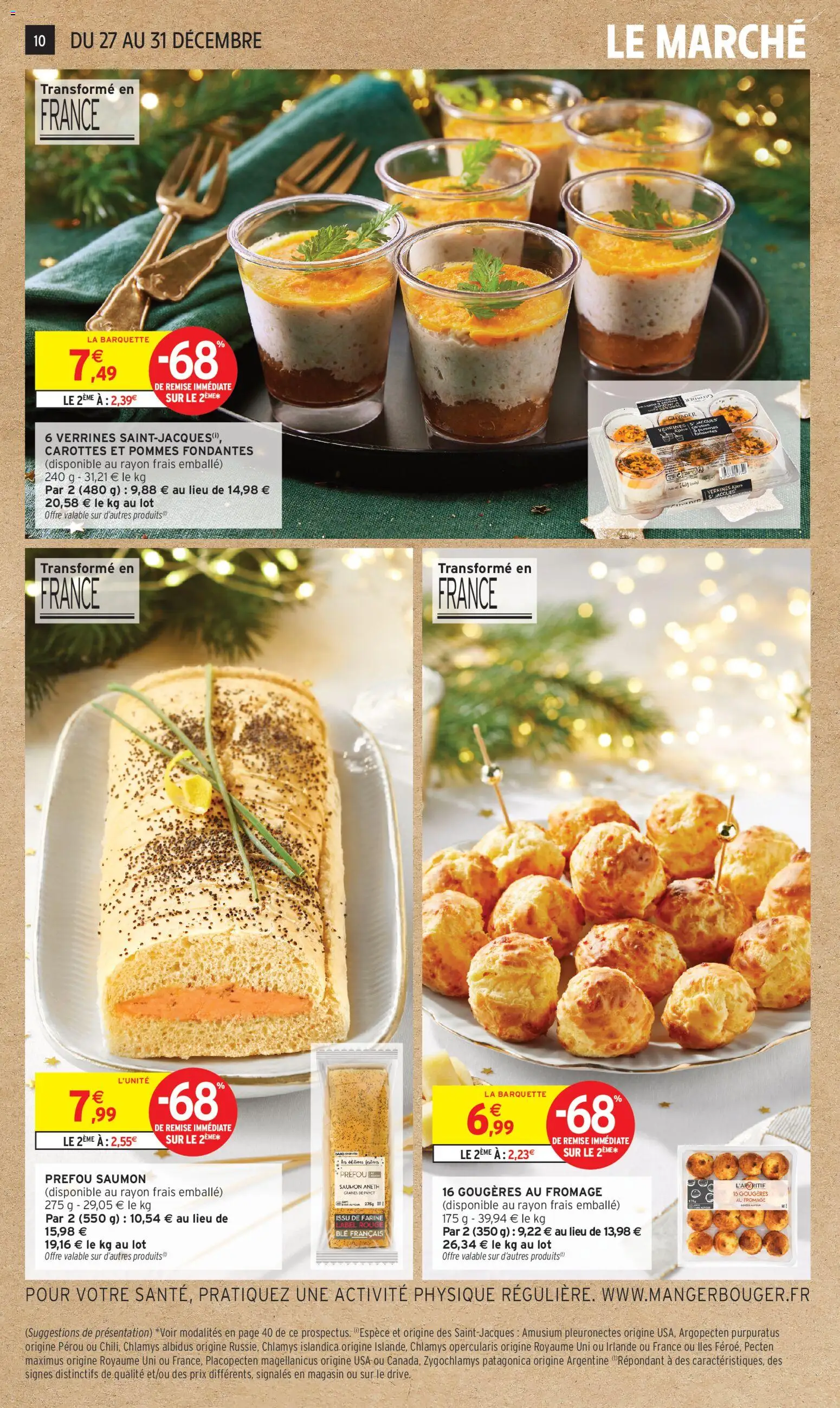 {H1} | Page: 10 | Produits: Carottes, Verrines, Pommes, Saumon