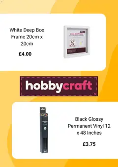 Preview of Hobbycraft - Offers valid from 04.01.2026 | Page: 4 | Products: Box, Gloves