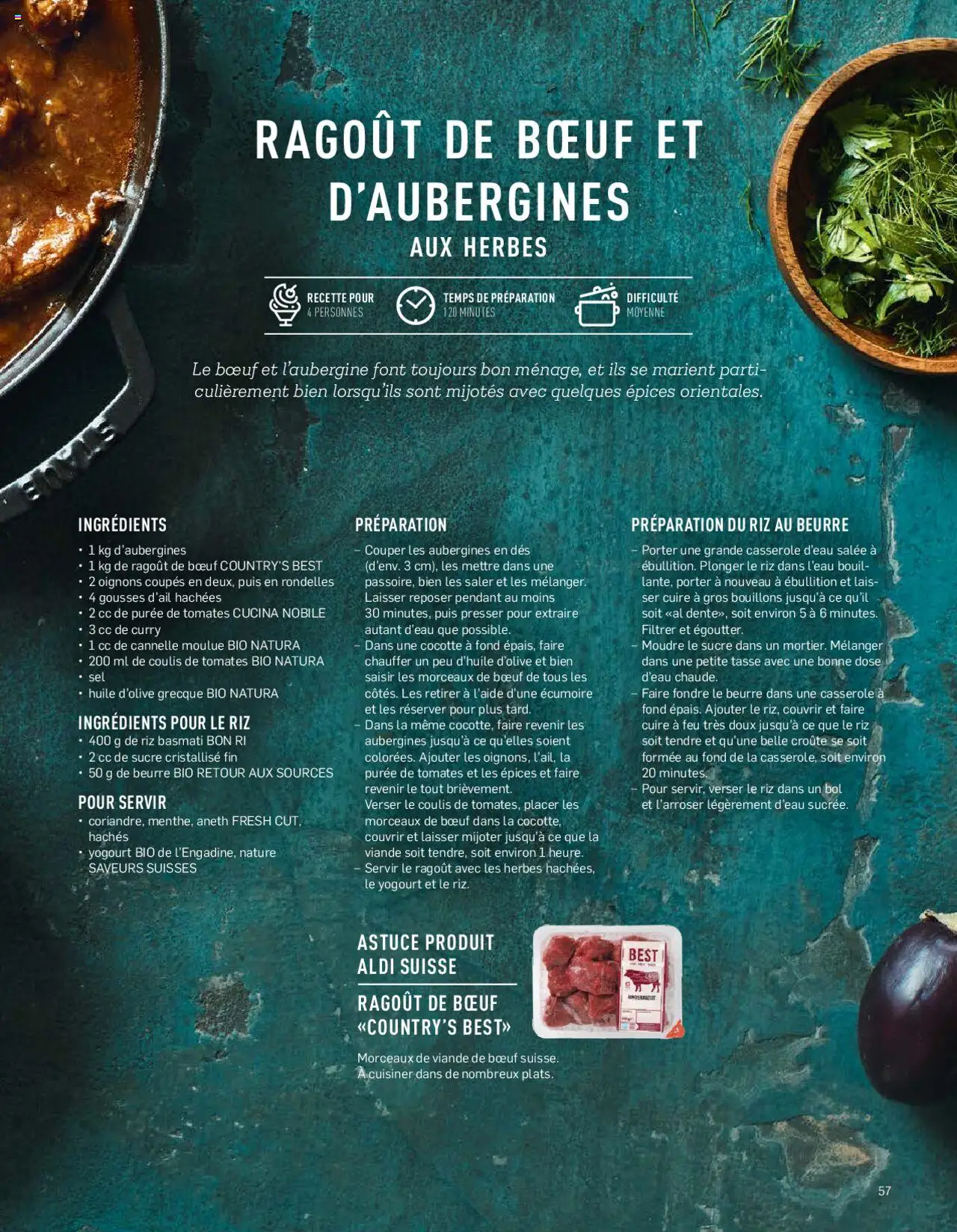 Aldi Aktuelle Fruhlings - Inspiration FR ab 07.04.2025 | Seite: 57