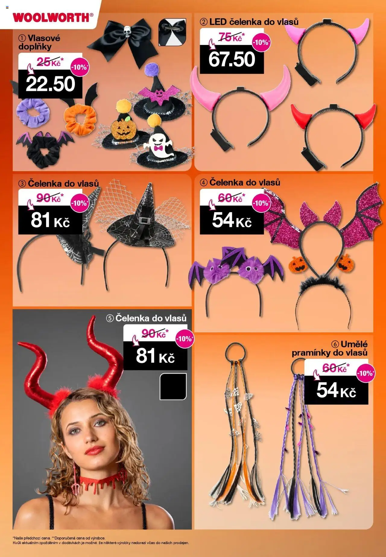 Woolworth leták - Česká Lípa od 10.10.2025 - akční nabídka | Strana: 12 | Produkty: Čelenka, LED